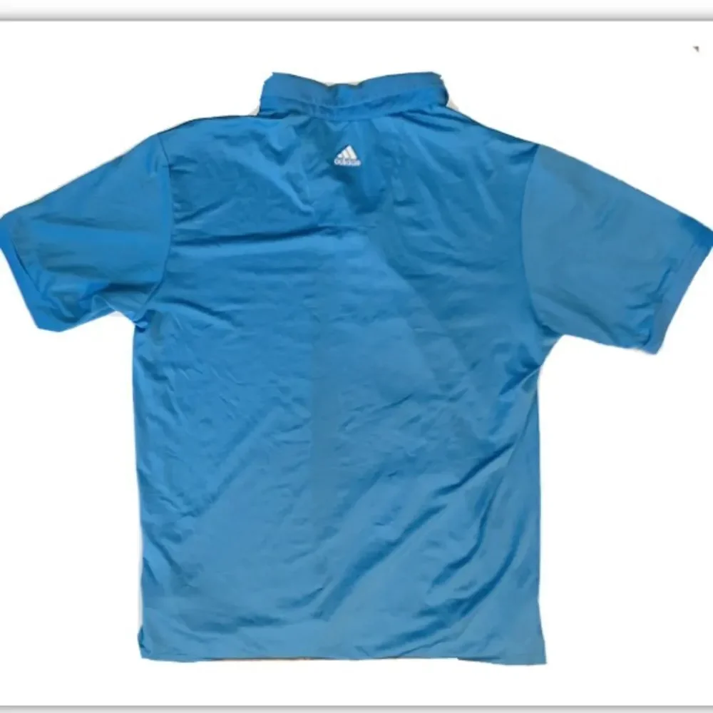 Adidas blue golf polo shirt size M